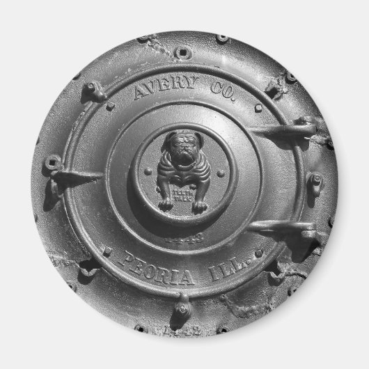  stoomtrekker voorzijde. magneet (Voorkant)