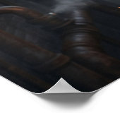 Stoomuil-Lantaarn Poster (Hoek)