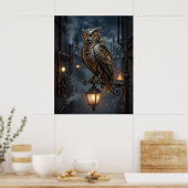 Stoomuil-Lantaarn Poster (Keuken)