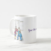 Stoop Stories Mok (wit, 11 oz) (Voorkant links)