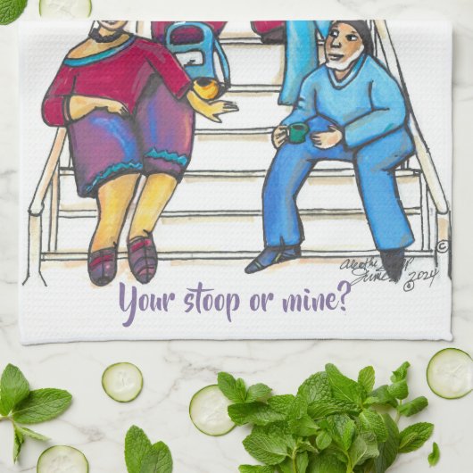 Stoop Stories Serviette de cuisine (Plié)