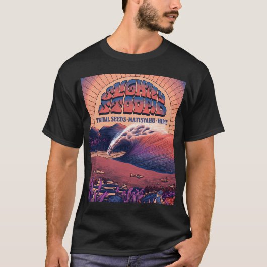 Stoopid Vakantie Zomertour 2019 licht T-shirt (Voorkant)