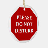 Stoor de deurwoede niet keramisch ornament (Rechts)