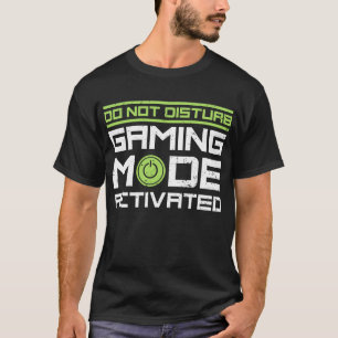 Stoor de gamemodus niet actief t-shirt