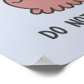 Stoor niet poster (Hoek)