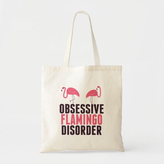 Stoornis met obsessief Flamingo Tote Bag (Voorkant)