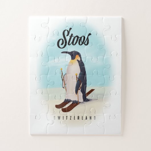 Stoos Zwitserland Legpuzzel (Verticaal)
