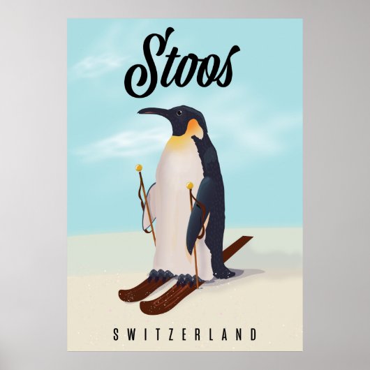 Stoos Zwitserland Poster (Voorkant)