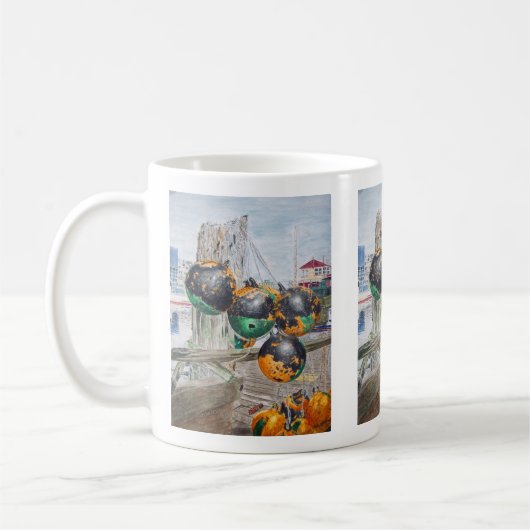 Stootblokken Kunstwerk Koffiemok (Links)
