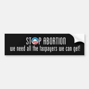 Stop abortus bumpersticker