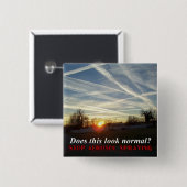 Stop Aerosol Spraing Vierkante Button 5,1 Cm (Voorkant /achterkant)