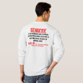 STOP AFRIKANER GENOCIDE T-SHIRT (Achterkant volledig)
