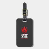 Stop Aids Bagagelabel (Voorkant verticaal)