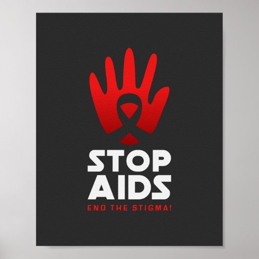 Stop aids poster (Voorkant)