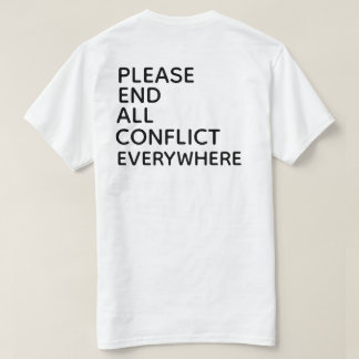 STOP ALLE CONFLICTEN OVERAL T-Shirt