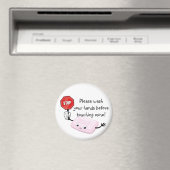 Stop alsjeblieft handen wassen magneet (Insitu (Vaatwasser))