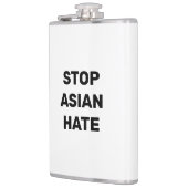 Stop Asian Hate, noir blanc Vinyl enveloppé Flacon (Gauche)