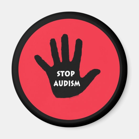 Stop audisme magneet (Voorkant)