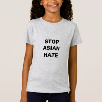 Stop Aziatische haat, kinder kinderen T-shirt