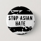 Stop Aziatische Hate Button (Voorkant)