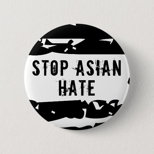 Stop Aziatische Hate Button (Voorkant)