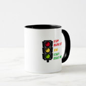 "Stop Being Shallow" Mug (Devant droit)