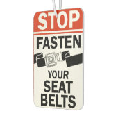 Stop Bevestig uw veiligheidsgordel luchtverfrisser (Links)