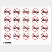 Stop Biden Ronde Sticker (Vel)