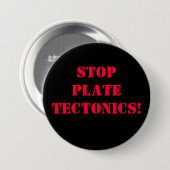 Stop Bord Tectonics Button (Voorkant /achterkant)