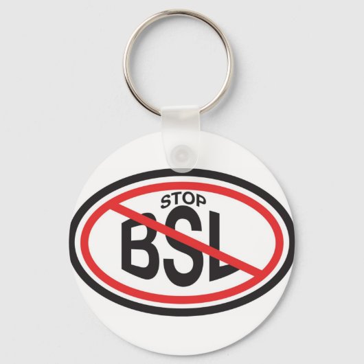 STOP Breed - specifieke wetgeving Sleutelhanger (Voorkant)