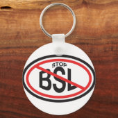 STOP Breed - specifieke wetgeving Sleutelhanger (Voorkant)
