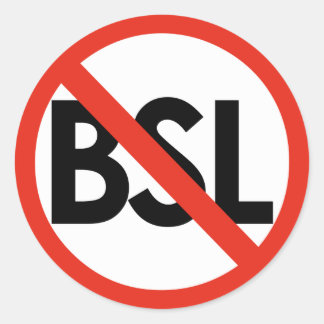 Stop BSL! Anti-BSL kleine stickers