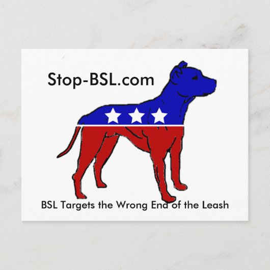 Stop-BSL-Briefkaart Briefkaart (Voorkant)