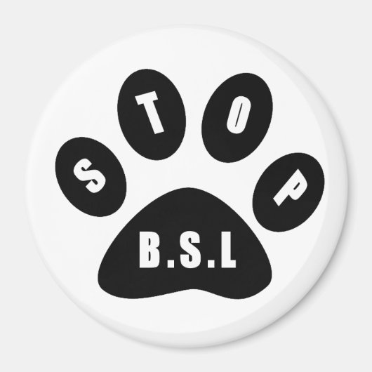 Stop BSL Magnet Magneet (Voorkant)