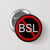 STOP BSL RONDE BUTTON 5,7 CM (Voorkant /achterkant)