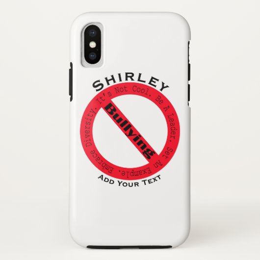 Stop Bullying-Logo by Shirley Taylor Case-Mate iPhone Case (Achterkant)