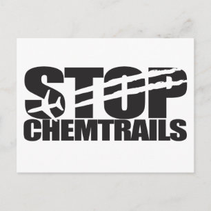 Stop Chemtrails Briefkaart
