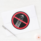 STOP CHEMTRAILS NU GEWELDIGE STICKERS (Envelop)