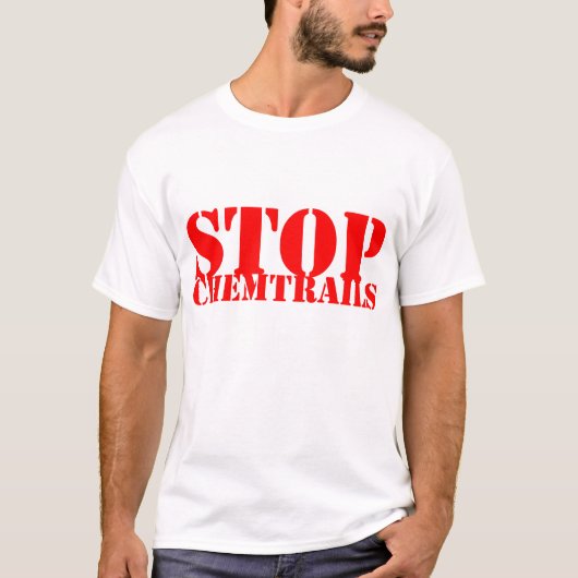 Stop Chemtrails - T-shirt (Devant)