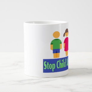 Stop Child Abuse - Jumbo Mug