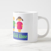 Stop Child Abuse - Jumbo Mug (Droite)