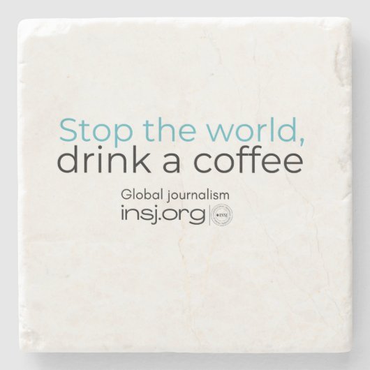 Stop - Coasters  Stenen Onderzetter (Voorkant)