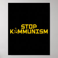 Stop Commie-la-Harris Kamala Communisme Trump Supo