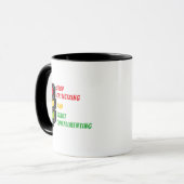 "Stop Criticizing" Mug (Devant gauche)