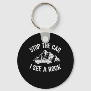 Stop de auto die ik zie een Rock Rock Collector Fu Sleutelhanger