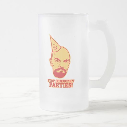 Stop de communistische partij Beer Mok (Rechts)