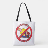 STOP DE FLAP DRAAGTAS (Achterkant)