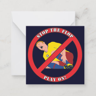 STOP DE FLAP NOTITIEKAARTJE