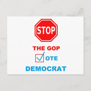 STOP DE GOP - Briefkaart