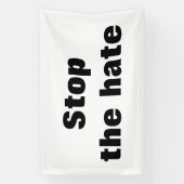 Stop de haat spandoek (Verticaal)
